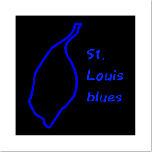 St louis blues area Posters and Art